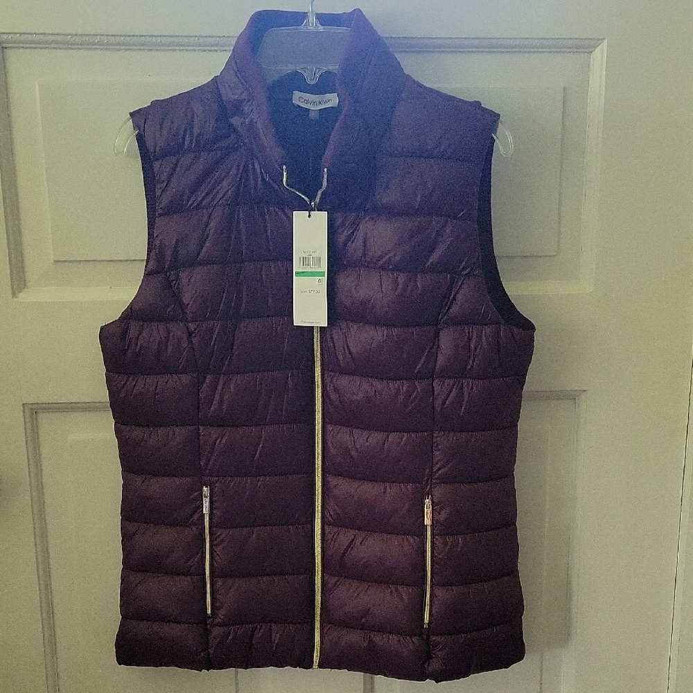 Calvin Klein Deep Purple Puffer Vest